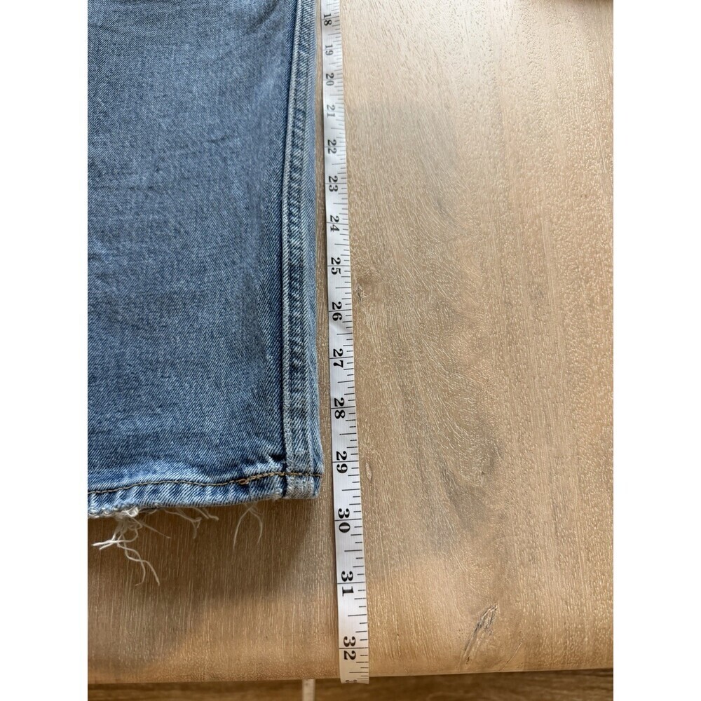 Abercrombie & Fitch The 90s Straight Ultra High Rise Criss Cross Waist Size 26 - Picture 5 of 5